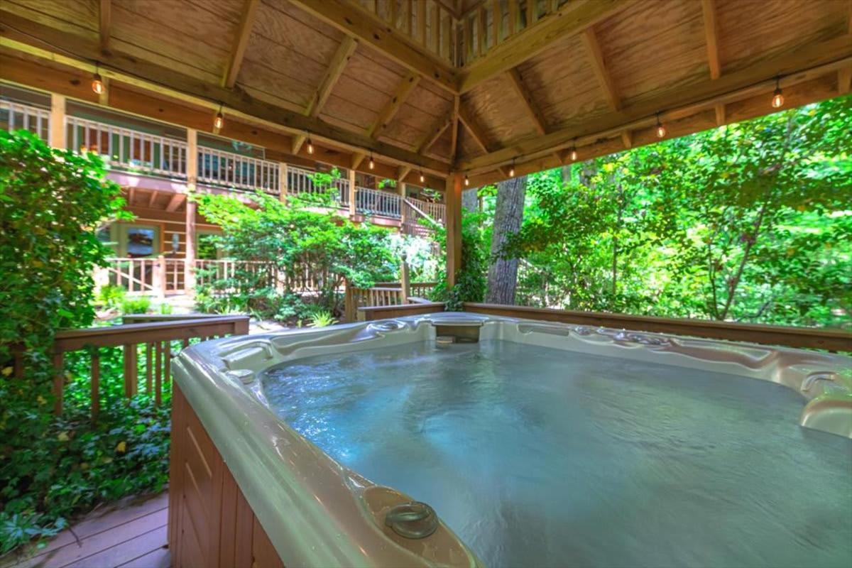 Waterfront Mountain Cabin With Hot Tub Villa Blue Ridge Exterior foto