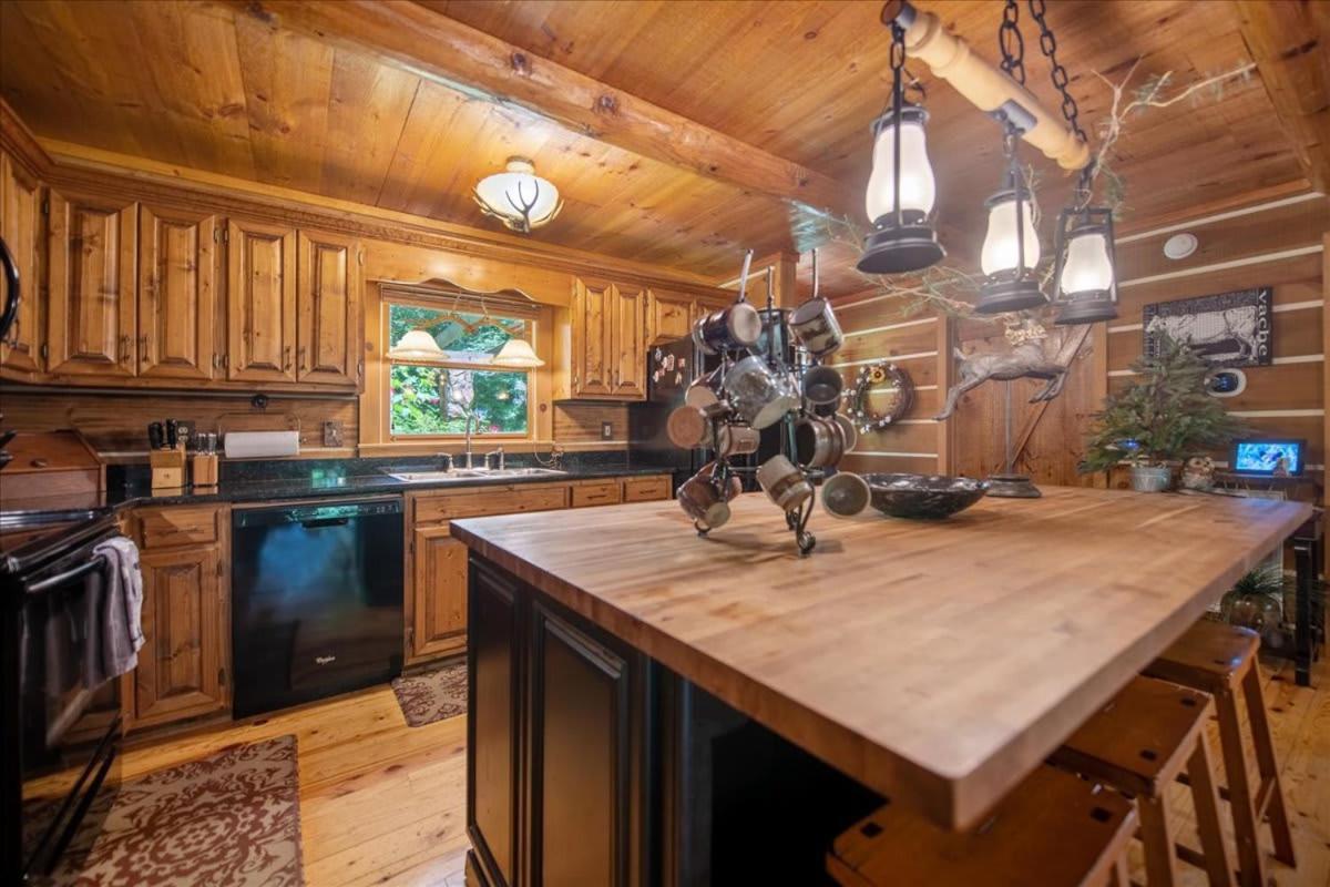 Waterfront Mountain Cabin With Hot Tub Villa Blue Ridge Exterior foto