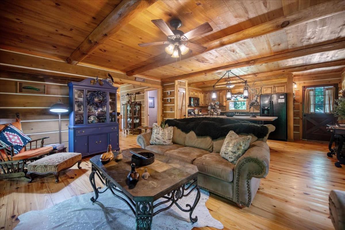 Waterfront Mountain Cabin With Hot Tub Villa Blue Ridge Exterior foto